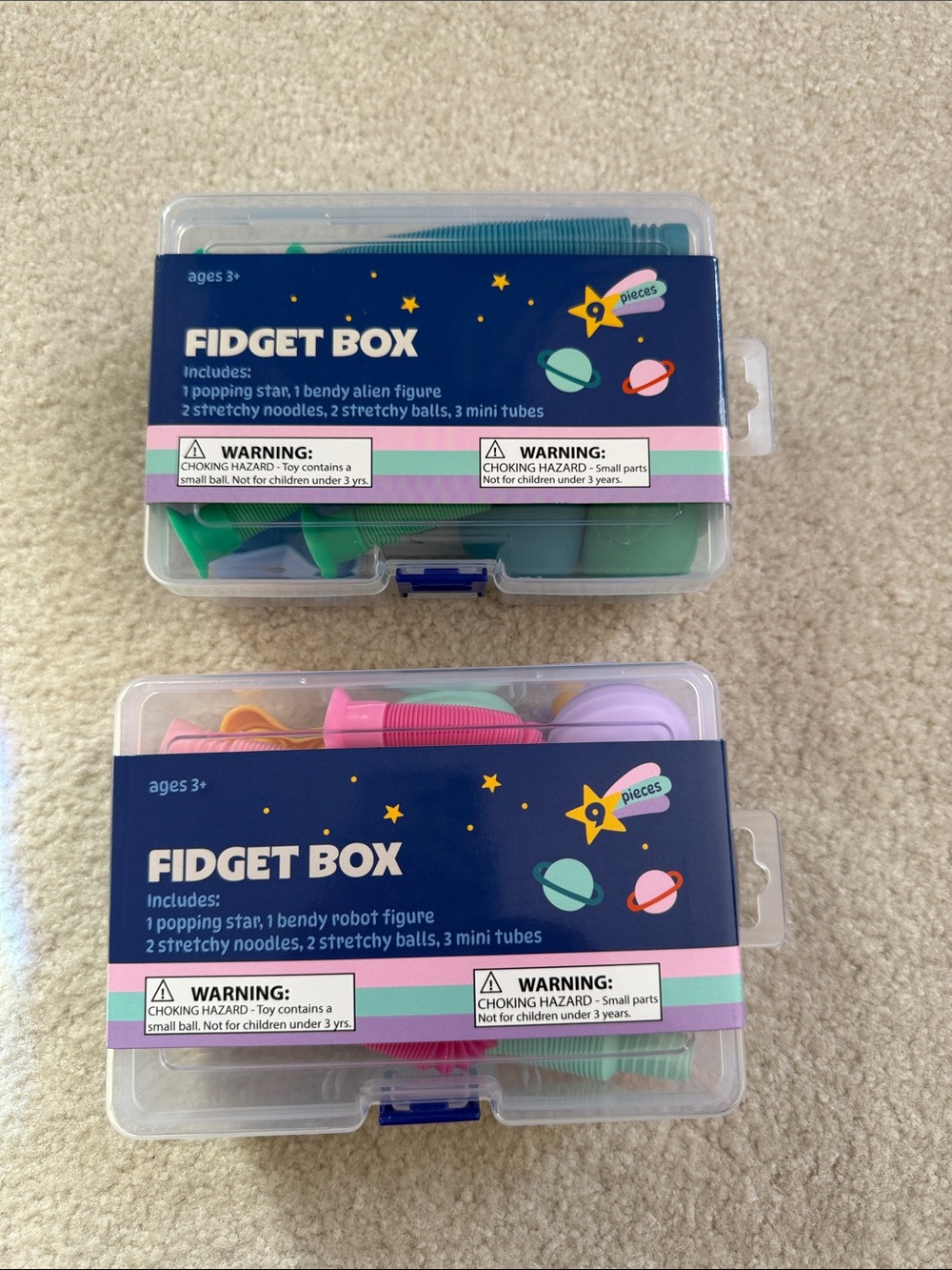 Target Dollar Spot Fidget Box, pack of 2